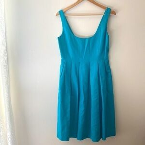 J.Crew Special Occasion Cotton Pleated Sleeveless Dress Sz 6